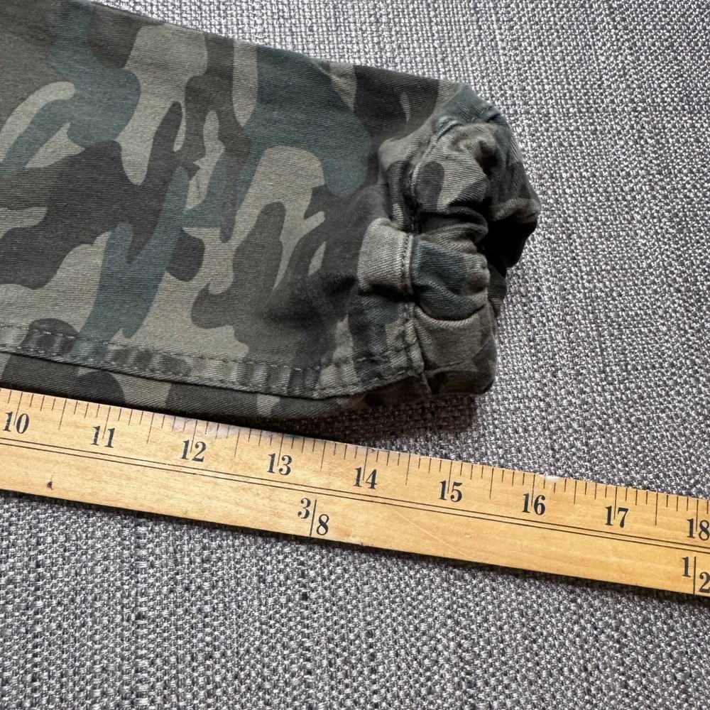 Levis Kids Camo Jogger Pants Green Camouflage Drawstring Size 5 G818-E4D